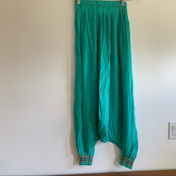 NU LABEL harem boho yoga pants - Picture 8 of 11